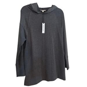 NWT Prologue Dark Gray Heathered Pullover Hoodie Size M Target